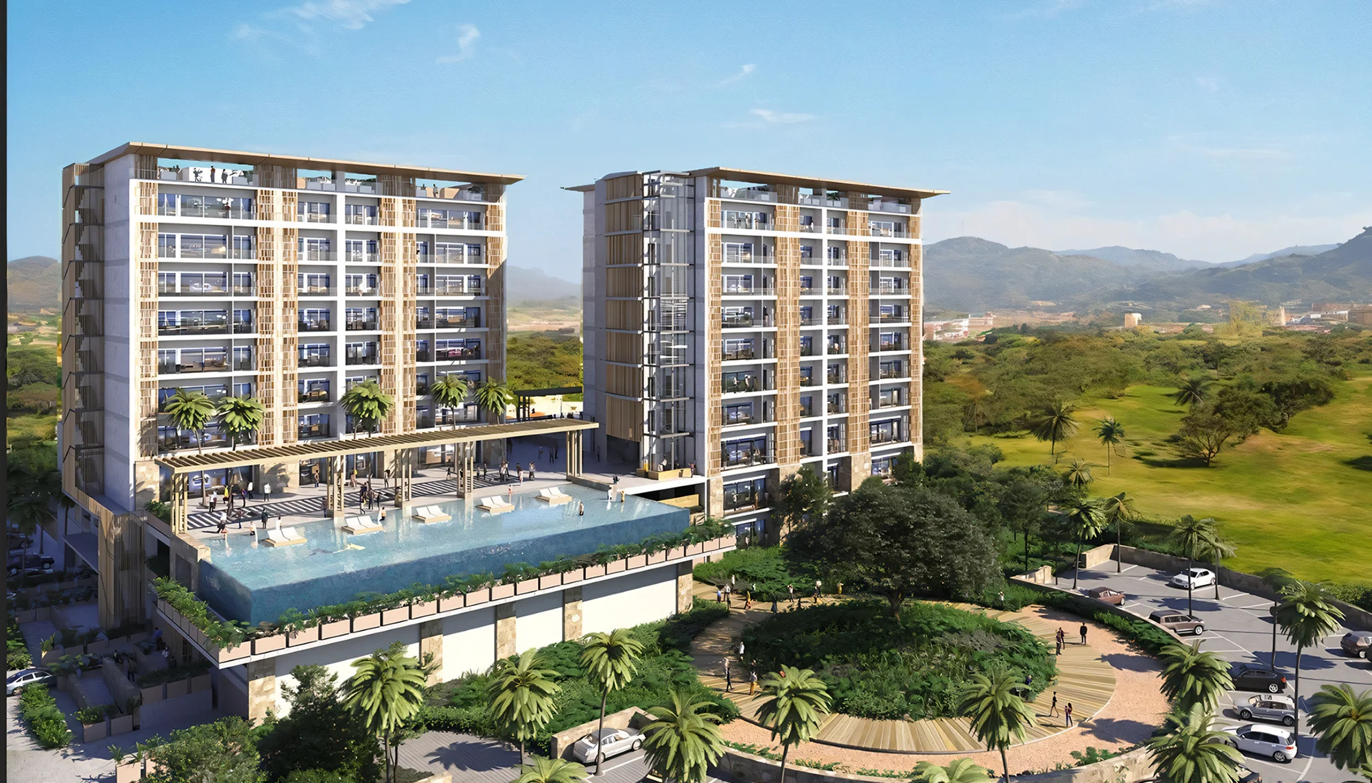 Espacio Marina and Golf render